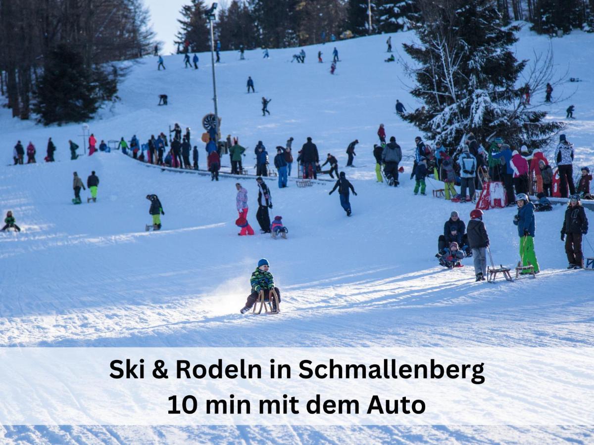 Ferienhaus Grimme - 350M2, 18 Betten - Mit Indoorspielplatz, Pool, Grosser Terrasse, Grill, Sauna, Kicker, Dart, Uvm - Ideal Fuer Familien Schmallenberg Bagian luar foto