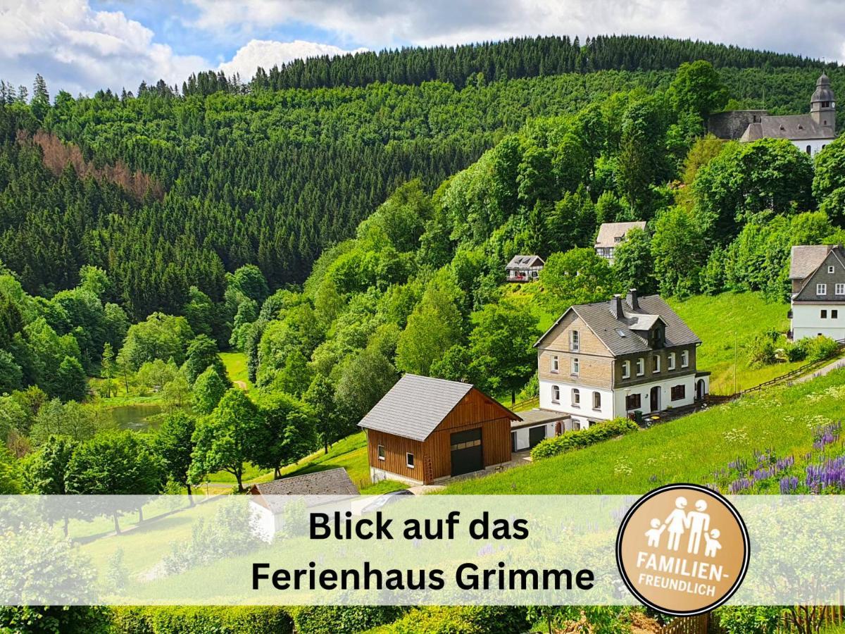 Ferienhaus Grimme - 350M2, 18 Betten - Mit Indoorspielplatz, Pool, Grosser Terrasse, Grill, Sauna, Kicker, Dart, Uvm - Ideal Fuer Familien Schmallenberg Bagian luar foto